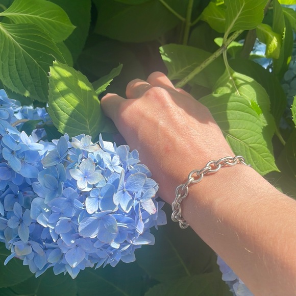 Authentic LAGOS Sterling Link Toggle Bracelet With Heart Charm - Picture 5 of 9